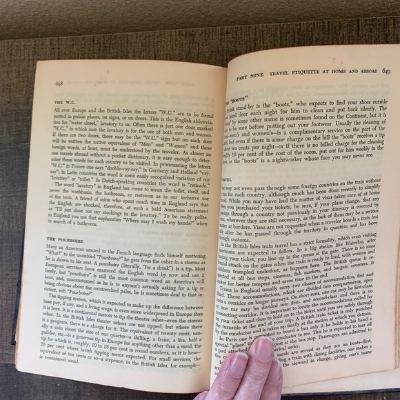 Amy Vanderbilt's Complete Book of Etiquette 1958 Hardcover Doubleday Vintage - Picture 12 of 14